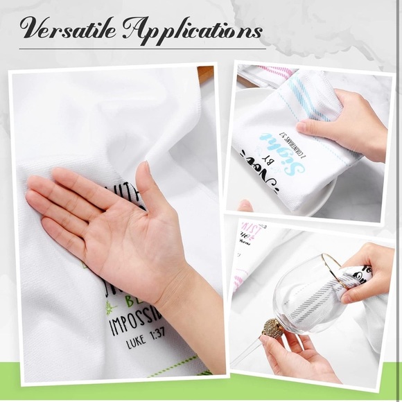 4 Colorful Bible Verse Hand Towels - Picture 3 of 7